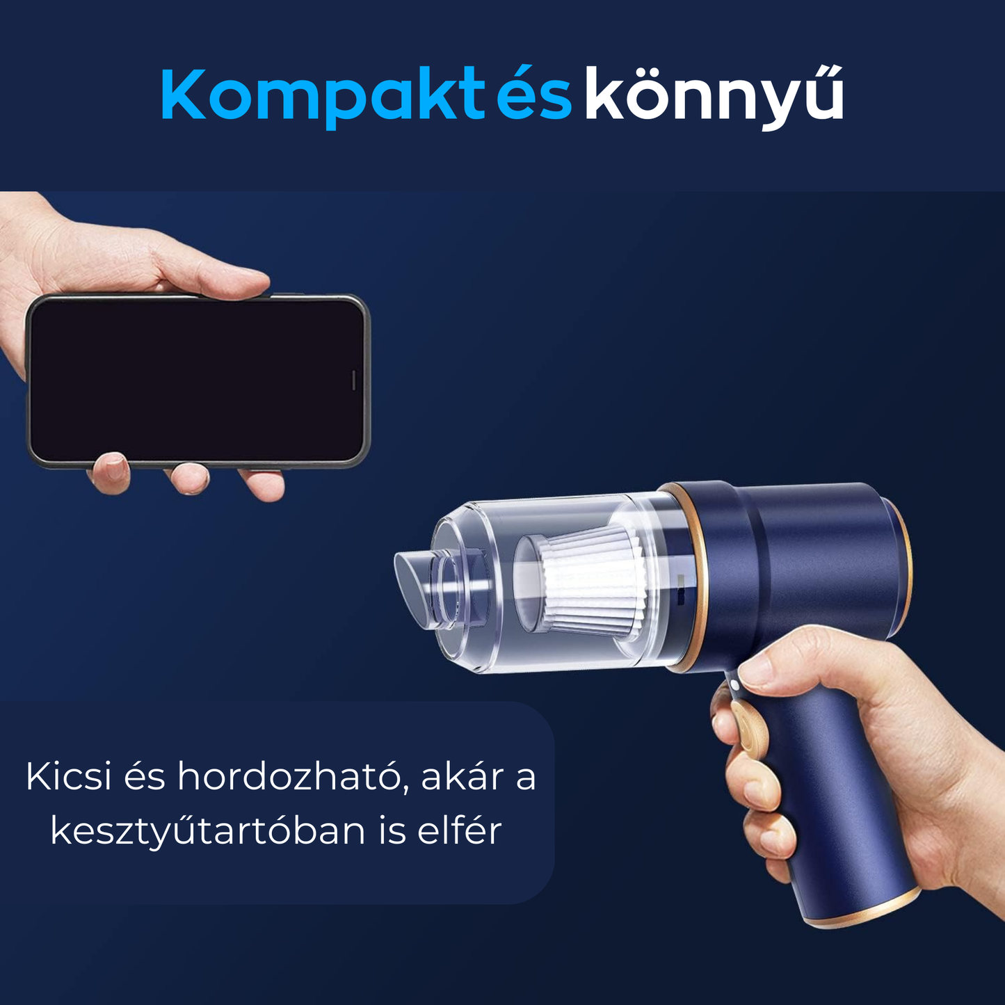 AirBlue™ Tornado V11 - Kompakt porszívó