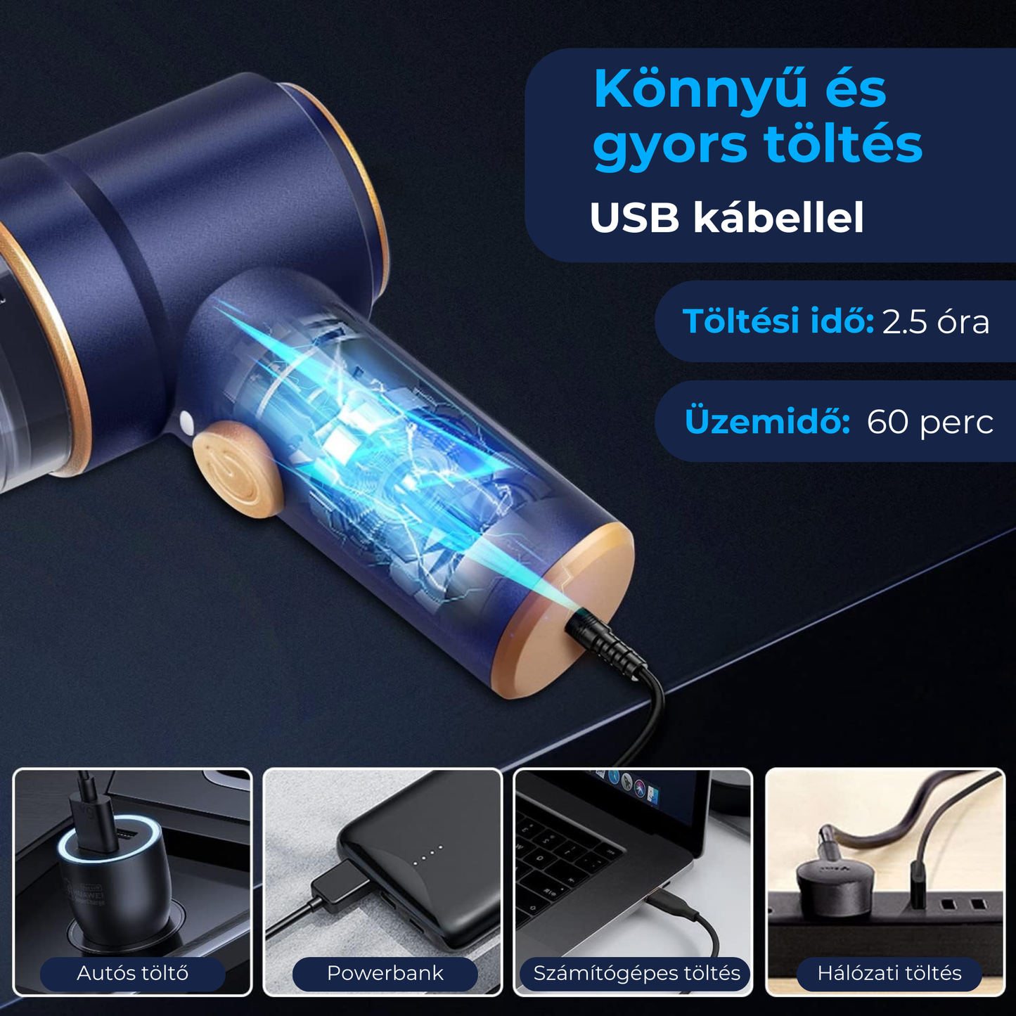AirBlue™ Tornado V11 - Kompakt porszívó